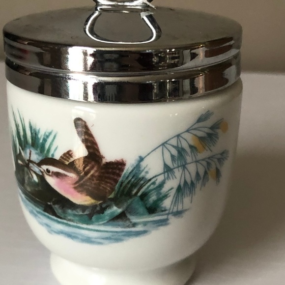 Royal Worcester Porcelain Lidded Bird Egg Coddler - Picture 4 of 8